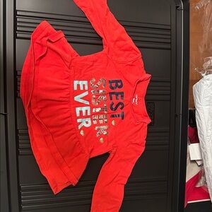 Carter's Red Long Sleeve Tee - Best Sister Ever